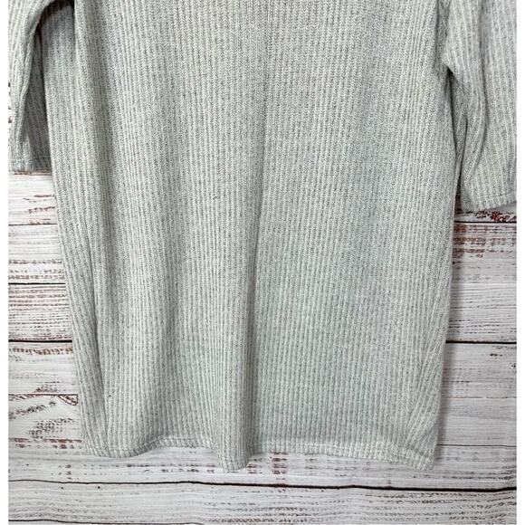 Stitch Fix Allison Joy Women's Open Front Tight Knit Cardigan Sweater Gray Small - Picture 11 of 11